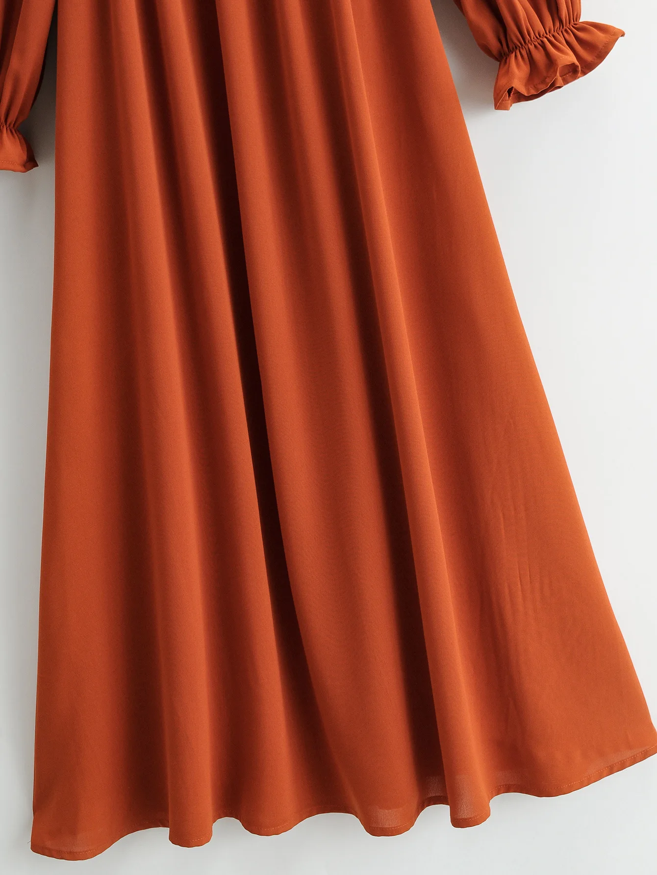 

Summer Long Sleeve Square Collar Maxi Dress Women 2021 Fall Solid Color Lantern Sleeve Elegant Ladies Long Dress Elastic Bust