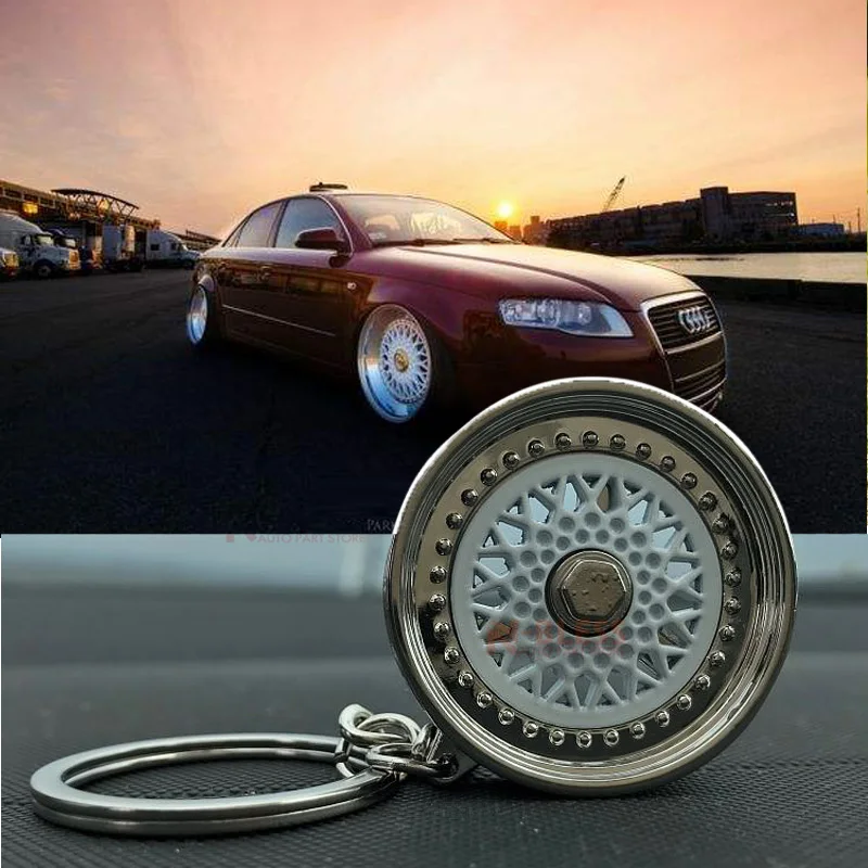 1 шт. брелок для ключей с колесным ободом автомобиля JDM креативный автомобильные