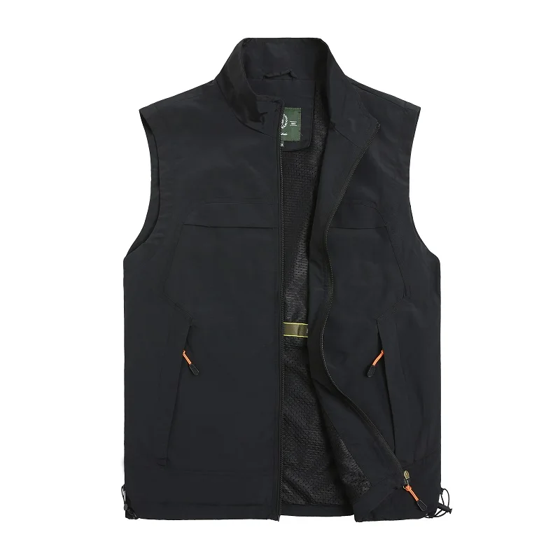 

Men's Lightweight Softshell Vest Windproof Sleeveless Jacket for Travel Hiking Running Golf