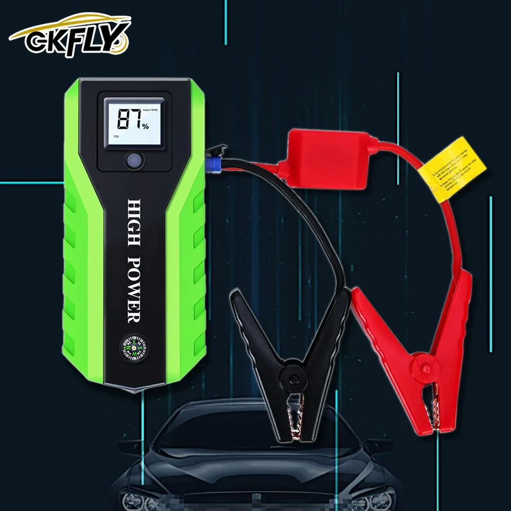 

GKFLY 1000A Portable Car Jump Starter Jumpstart 20000mAh Power Bank Emergency Starting Device Car Emergency Booster Buster