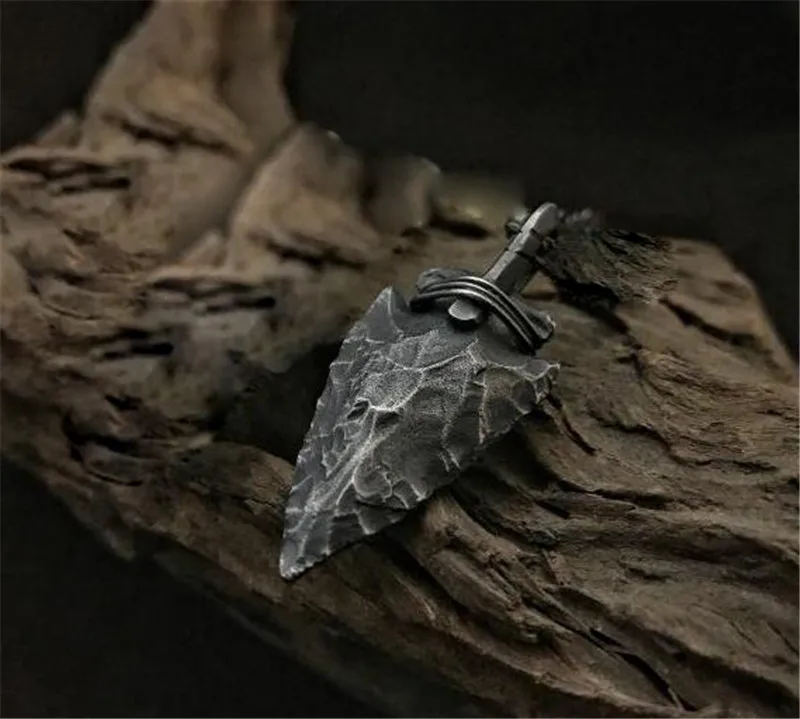 Ожерелье мужское из серебра 925 пробы в форме стрелы | Украшения и аксессуары