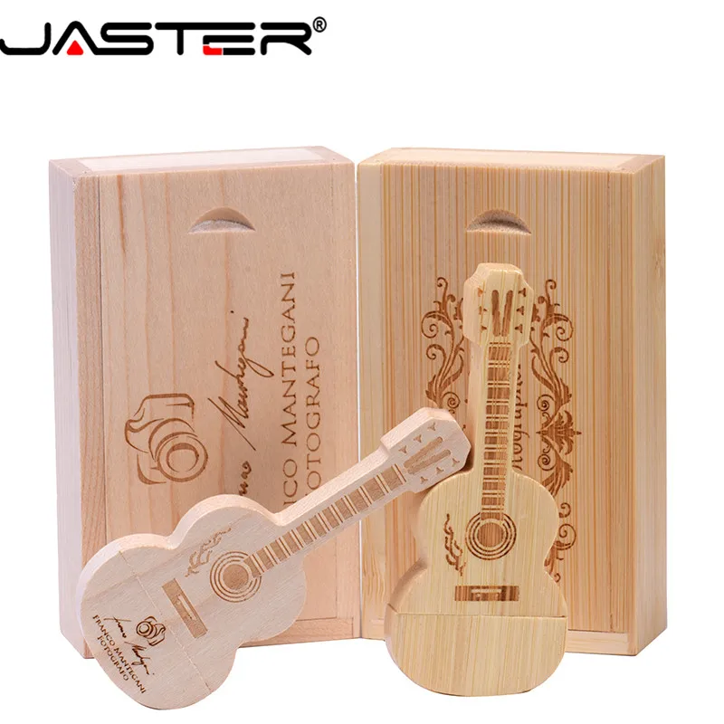 JASTER Акция деревянная гитара и бамбуковая (Бесплатный Пользовательский логотип) +