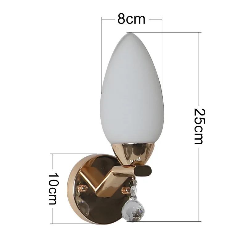 

Wall lamp contemporary contracted LED27 the head a bed bedroom hotel creative living room corridor lighting lamp