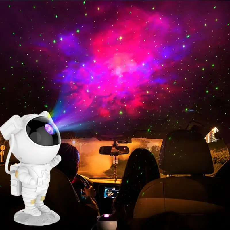 

Светодиодный Звездный Галактический проектор в форме астронавта, ночник, декор комнаты, вращающееся звездное небо, порторы, Luminaria, украшени...