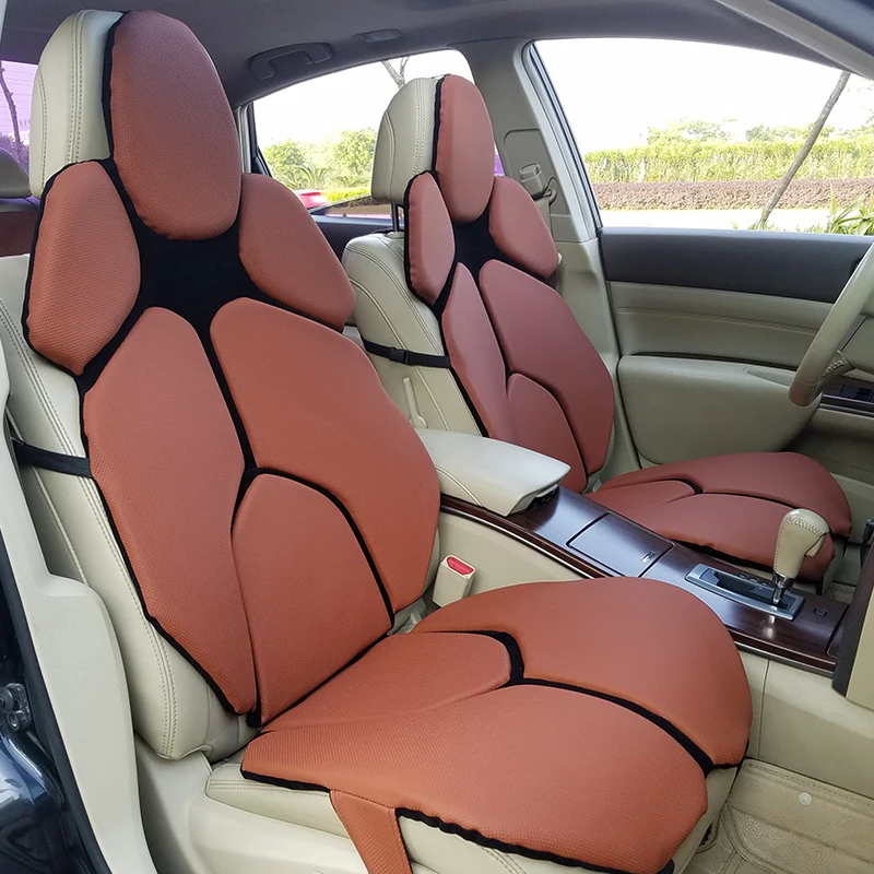 2 шт. чехол для переднего сиденья автомобиля роскошный кожаный коврик модный