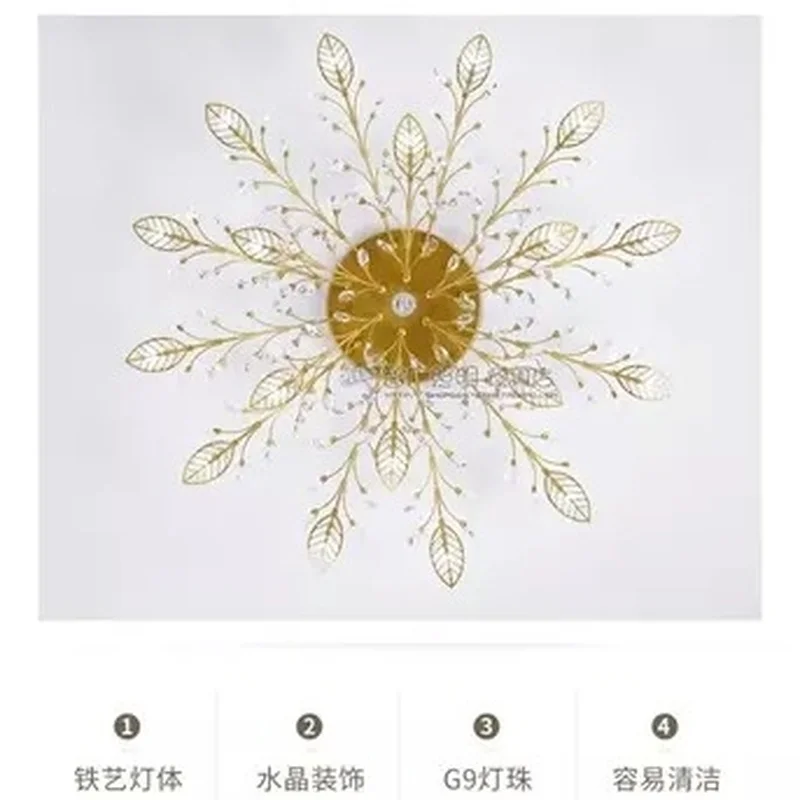 Новый товар светодиодный потолочный светильник с искусственными кристаллами