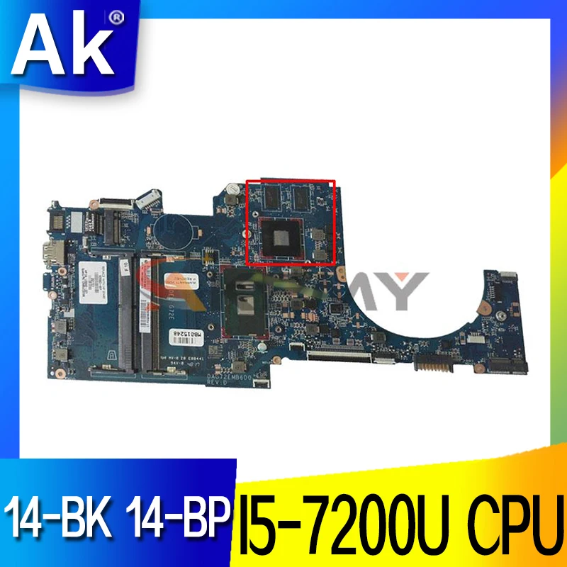 

Материнская плата для ноутбука HP PAVILION 14-BK 14-BP 15-CC DAG71MB16D0 со стандартной строкой SR342