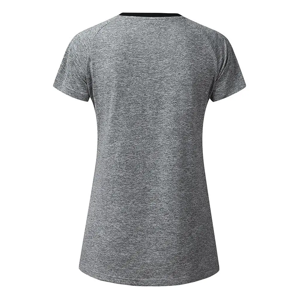 Женские повседневные топы с v образным вырезом и коротким рукавом для занятий