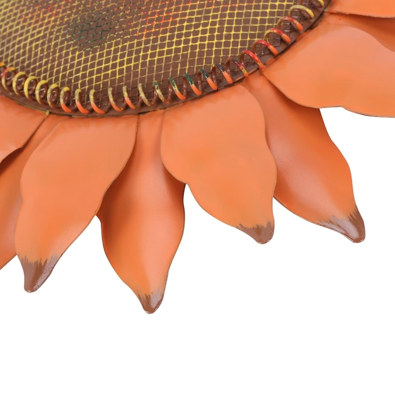 

Home Decoration Accessories Wrought Iron Sunflower Ornament Welcome Cafe Store Door Wall Hanging Decoration Photo Prop