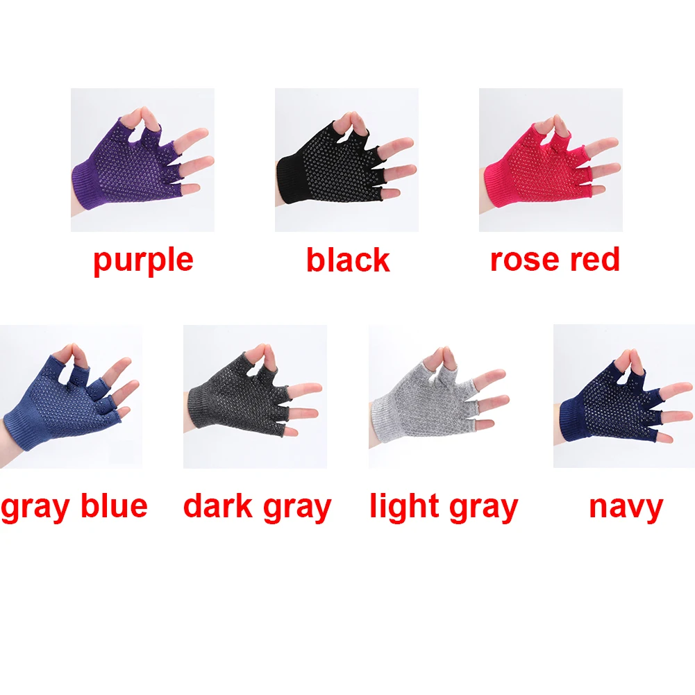 Осенне-зимние хлопковые перчатки унисекс в горошек гелевые для пальцев