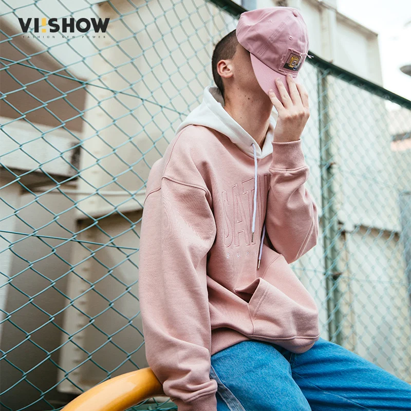 VIISHOW мужская толстовка с капюшоном в стиле «хип-хоп», уличная одежда, новинка, мужская толстовка с капюшоном, толстовка с капюшоном, толстовка с надписью High Street, Мужская толстовка WD2581173