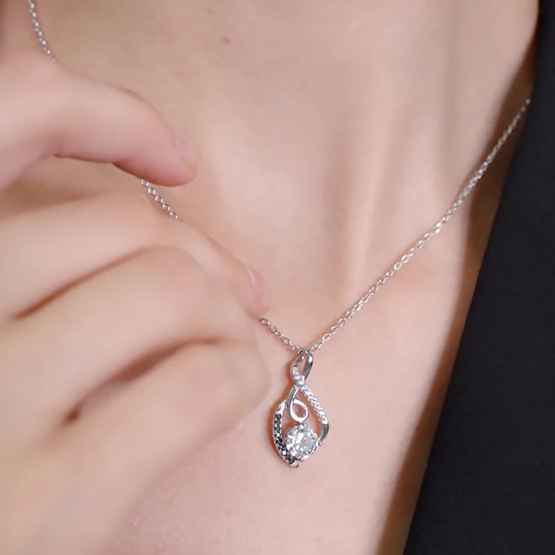 Женское ожерелье из серебра 100% пробы P081|jewelry necklace pendants|jewelry pendantjewelry black |