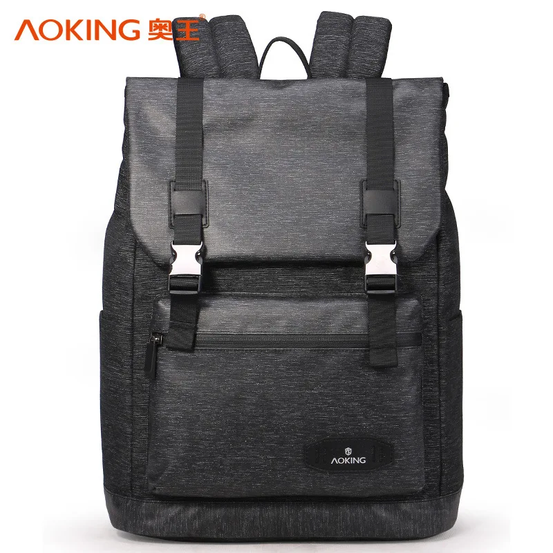

Large Capacity Korean Double Shoulder Bag Pen Computer Notebook Book Bag Oxford Cloth Travel Outdoor Buckle Backpack