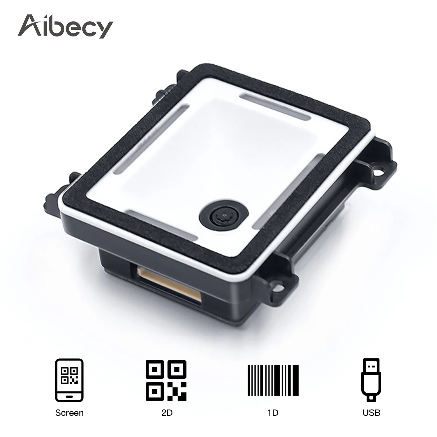 Встроенный сканер штрих кода Aibecy 1D/2D/QR самоиндукционный модуль с USB подключением