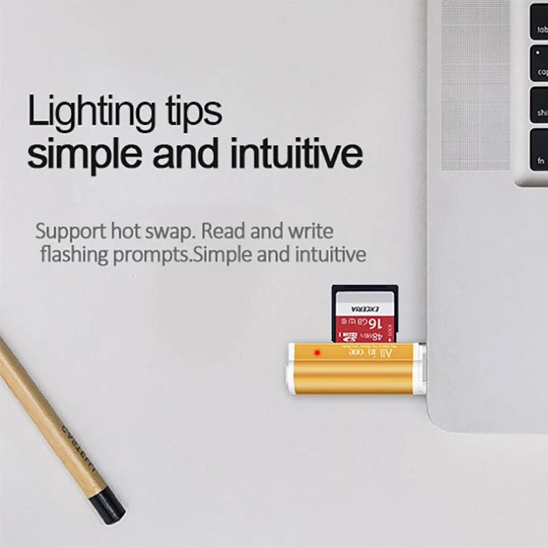 Ginsley все в одном устройство для чтения карт памяти SD TF Pro Duo Micro M2 MMC SDHC MS Smart Multi Cardreader