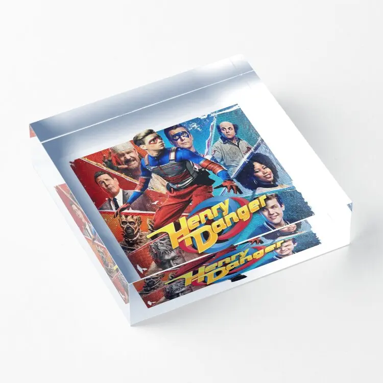 

Настраиваемый художественный коврик с рисунком Генри опасность, хорошо против зла, акриловый блок 1, прозрачное украшение для штамповки ком...