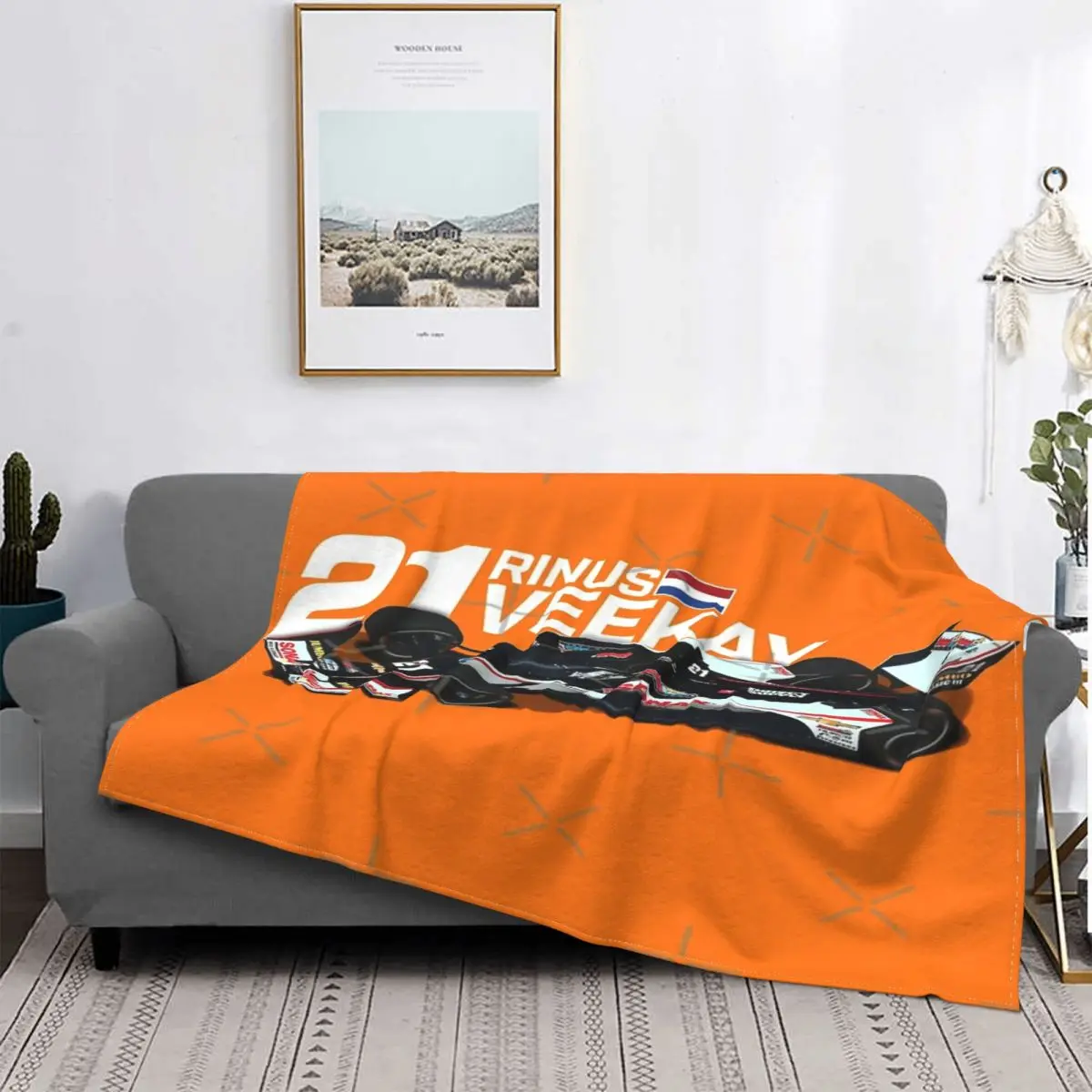 

Rinus-Manta con texto en blanco Veekay 2020, colcha de cama a cuadros, funda de lino para sofá, manta de verano para cama