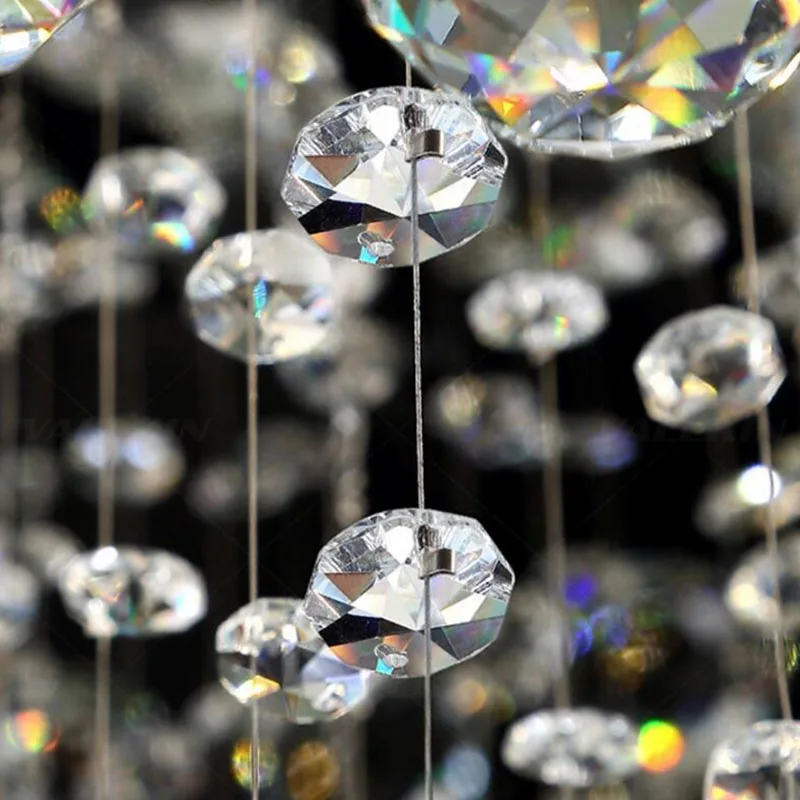 

New Large Modern Lighting Large Chandelier Home Decoration Crystal Hanging Lamp Pendant Crystal LED Chandeliers