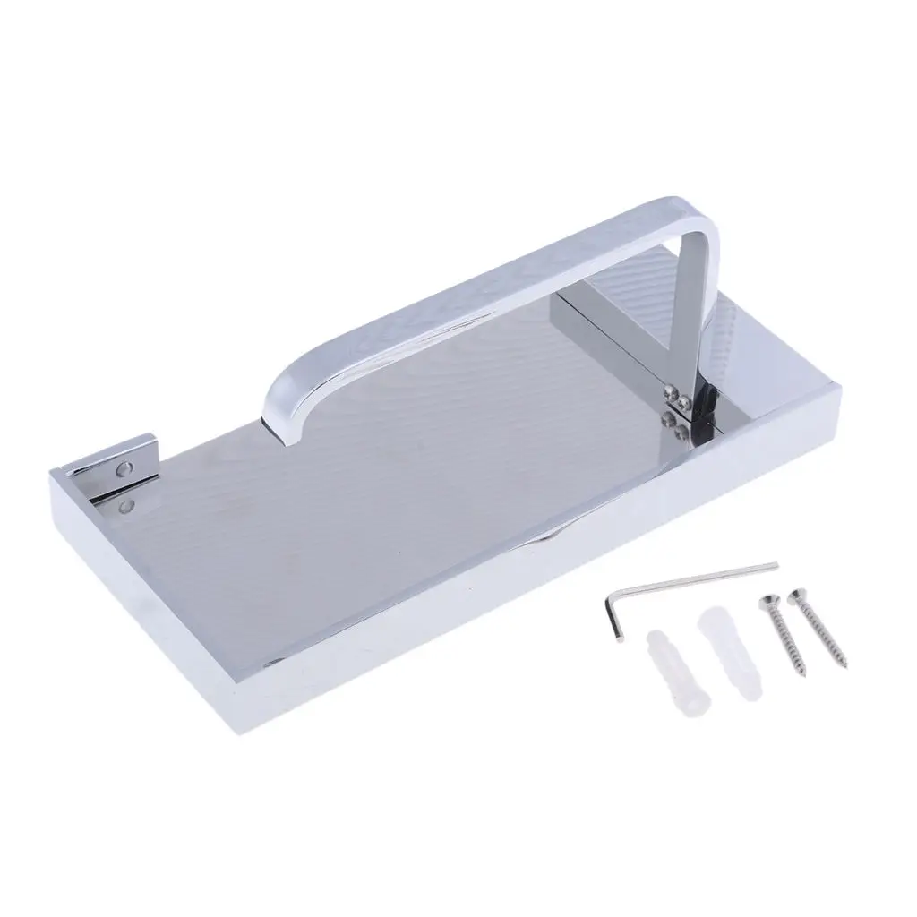 

Brand NEW Toilet Paper Holder with Storage Shelf - Wall Mounted - 316 Stainless Steel