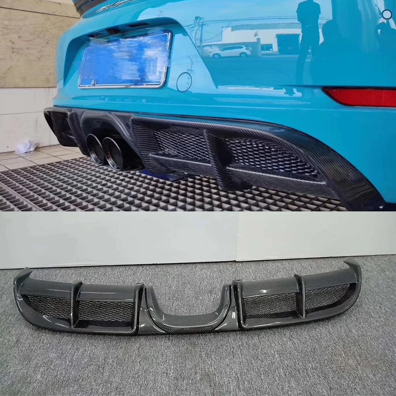 Для Porsche 718 Cayman Boxster 2016 2018 диффузор губа на задний бампер спойлер передние