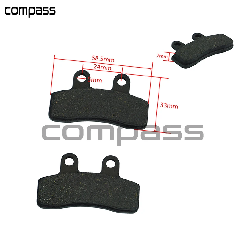 

Motorcycle Front Brake Pads Disks Shoes For 125cc 110cc 70c 50cc Pit System Accessories