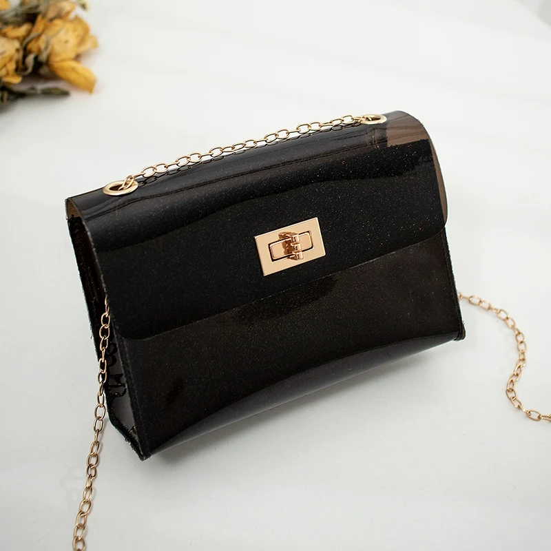 2 шт Желейная сумка блестящая карамельного цвета через плечо для девушек любимые