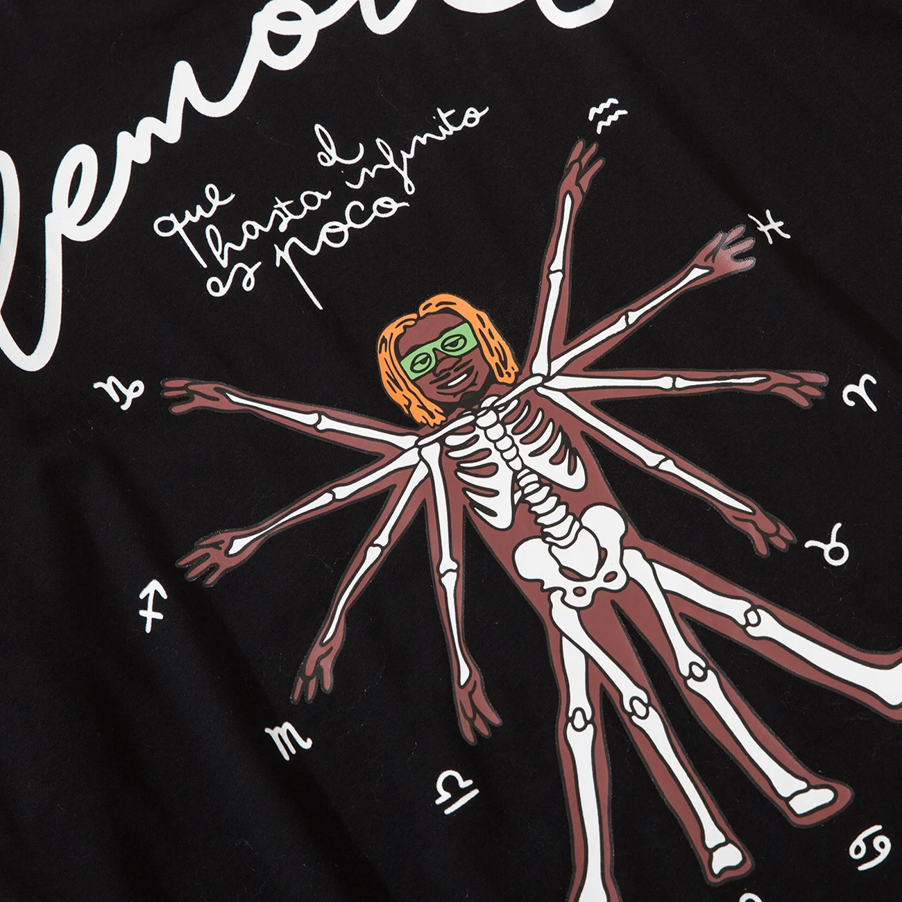 

LACIBLE Men Hip Hop Harajuku Streetwear T-shirt Skeleton Hands Print T-shirt 2021 Cotton Short Sleeve Casual Loose Tops Black