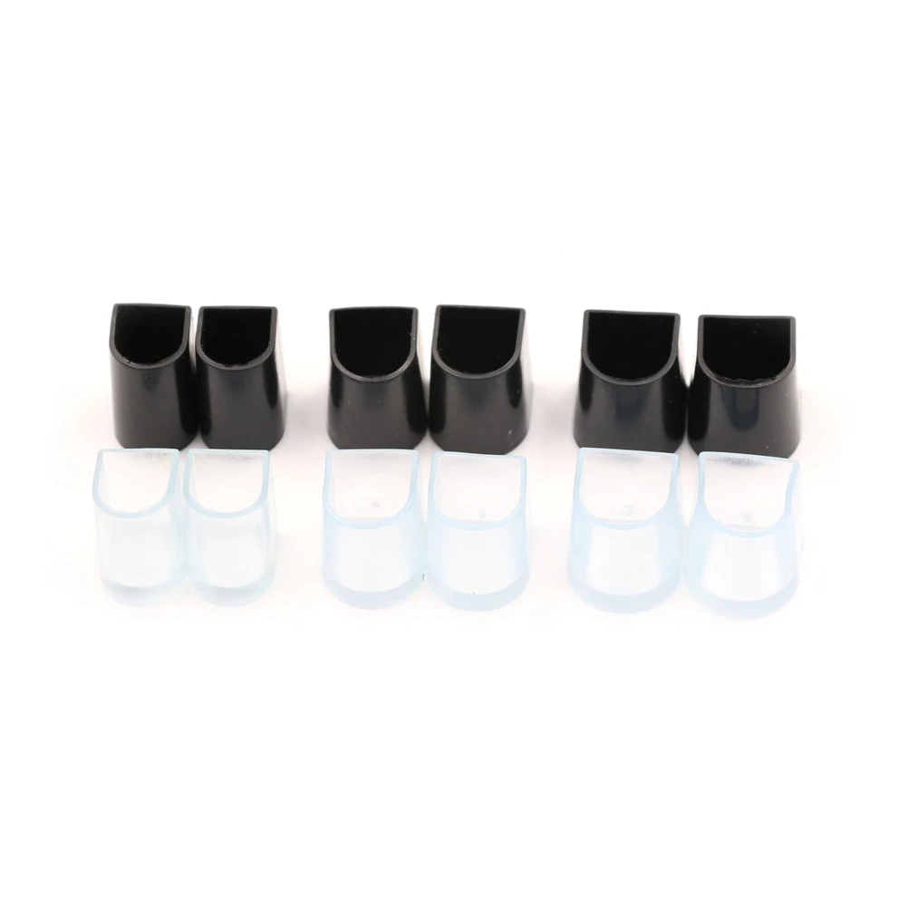 Прозрачные кепки для туфель латиноамериканских танцев 3 размера 1 пара|Набор