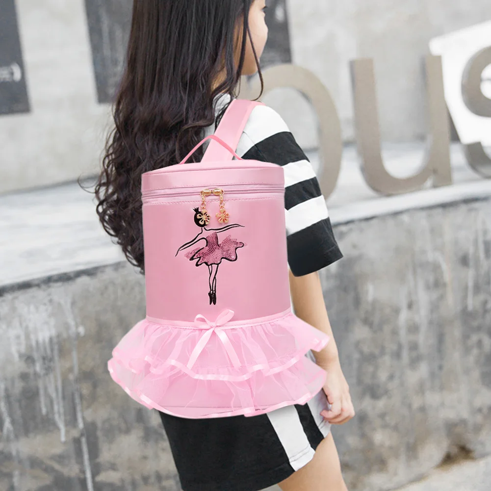 Нейлоновая Танцевальная сумка для девушек эргономичная Милая балетная