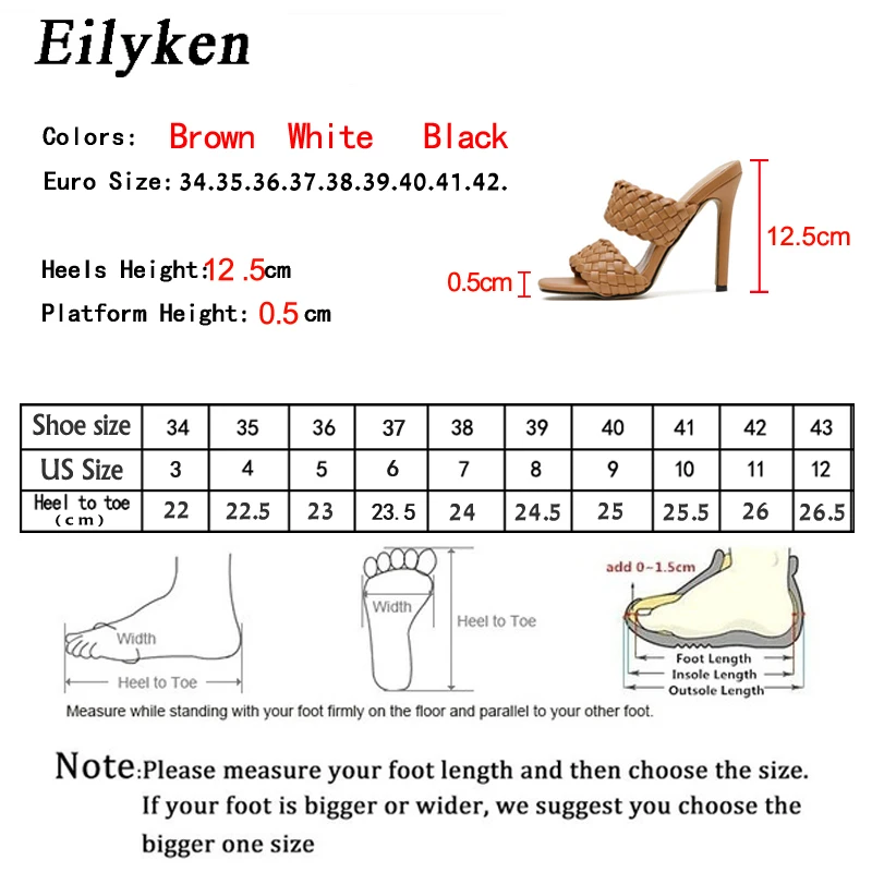 Eilyken/Новые дизайнерские плетеные Шлепанцы из искусственной кожи с квадратным