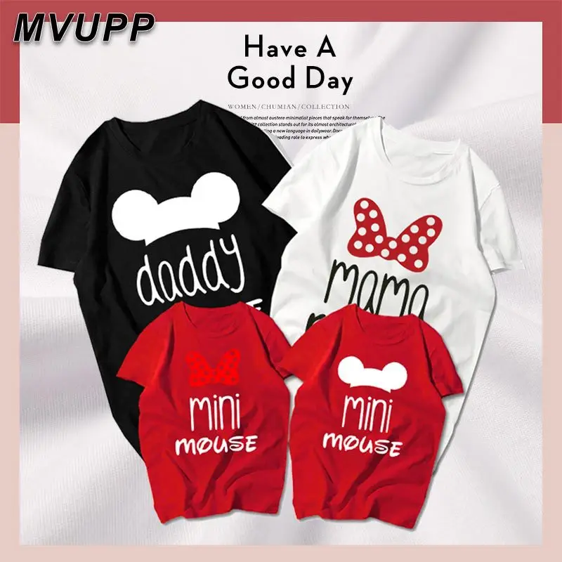 

Fashion Family Matching clothes family look mommy and me clothes matching outfits Daughter Cotton Tops baby girl clothes QZ02