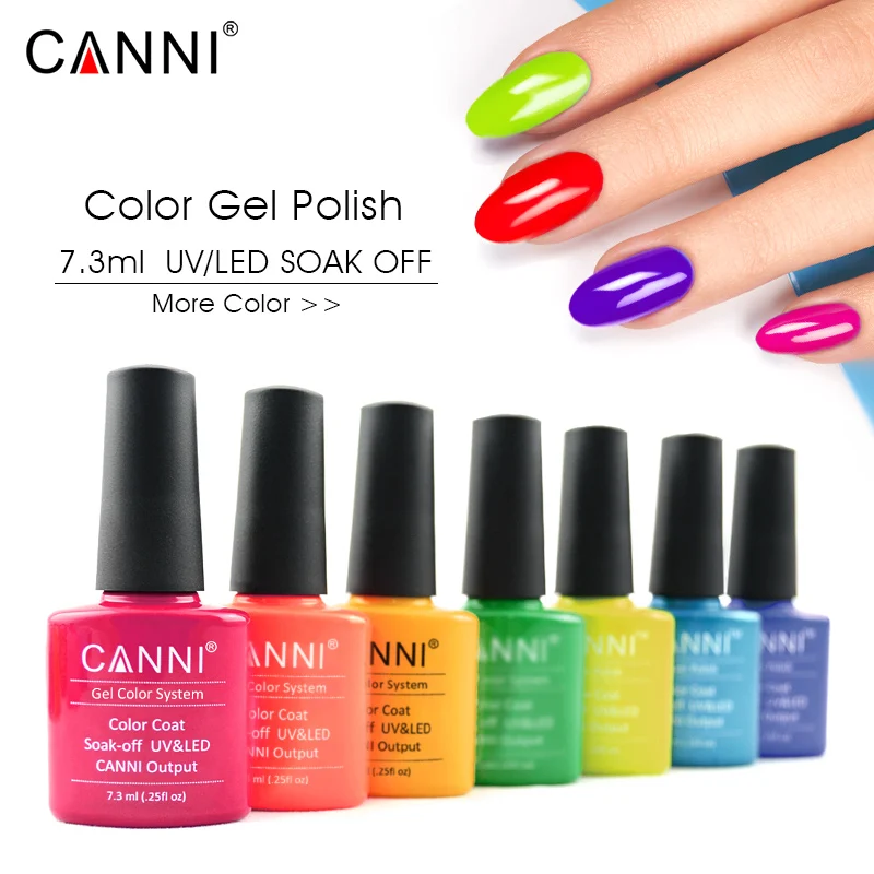 CANNI УФ-Гель-лак 240 цветов для маникюра, маникюра, салона, VENALISA, дизайн лака, эмалированный светодиодный лак для ногтей