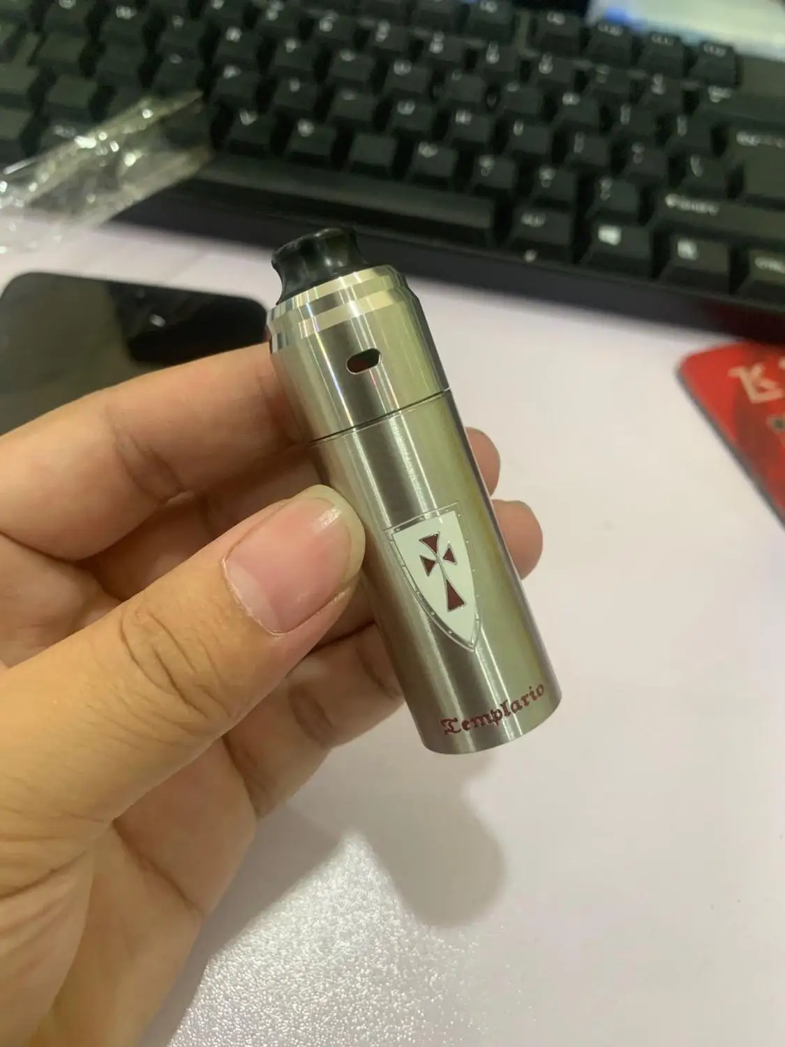 

YFTK Electronic Cigarette Tripod Style RTA 22mm Rebuildable Tank Atomizer 2ml vape tank fit vs Dvarw MTL kylin V2 Profil Taifun