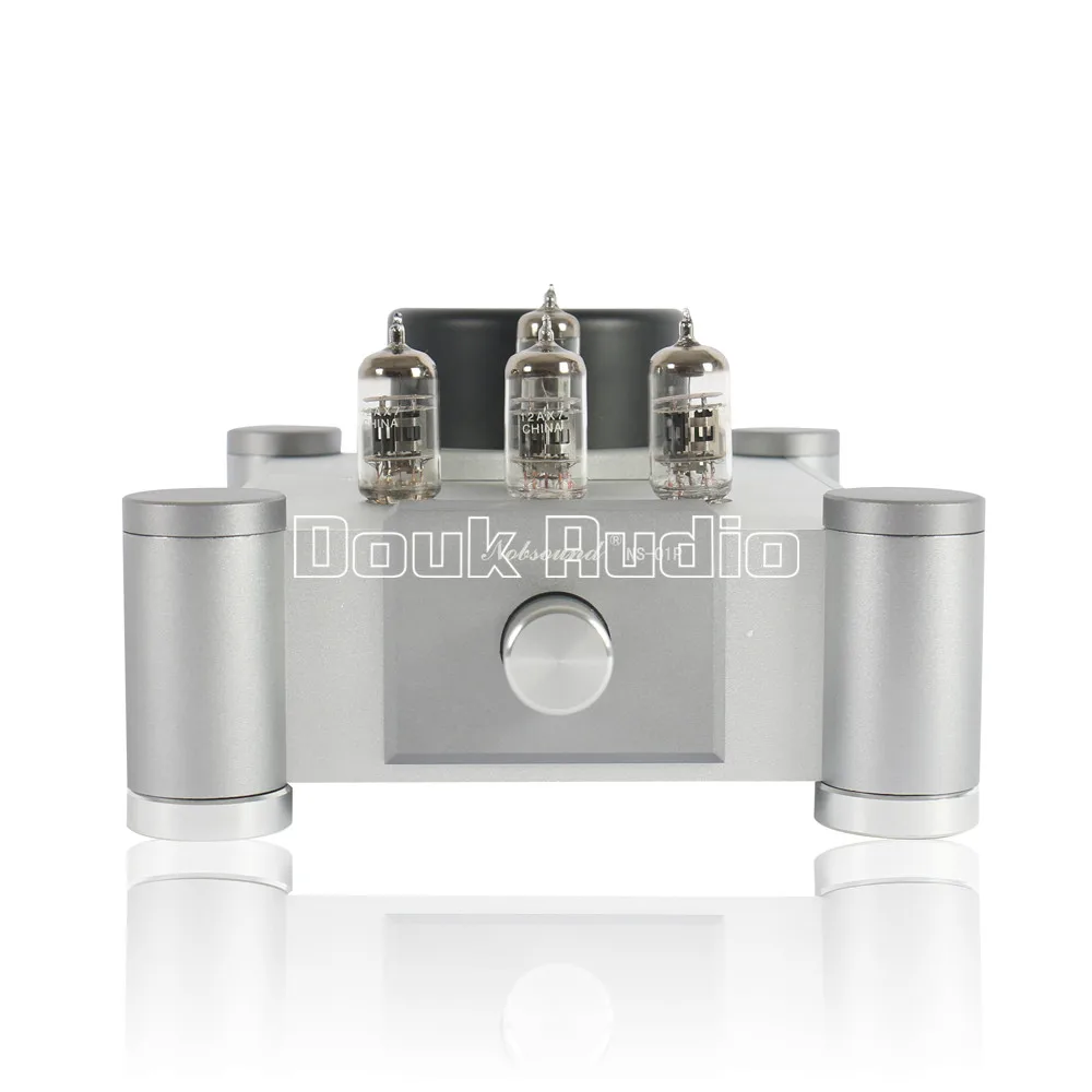 Nobsound 12AX7(Tesla/JJECC83) клапан и вакуумный ламповый усилитель стерео Hi-Fi стерео аудиофильского класса Предварительный усилитель Ref Marantz 7 - Цвет: 12AX7 Version