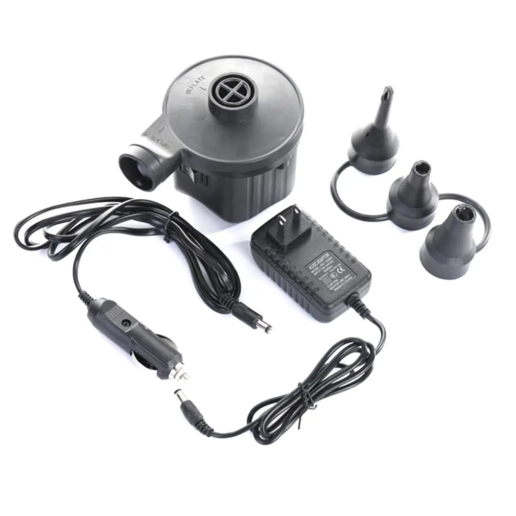 

Car Inflatable Pump Electric Air Mattress Camping Pump Air Compressor Portable Inflator Air Pump For Home Use EU US UK Plug