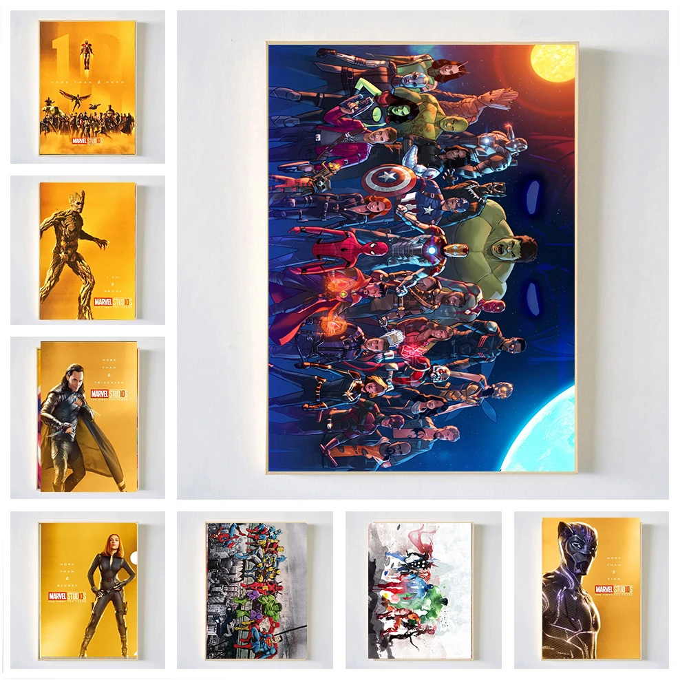 

Superhero Avenger Flash Cartoon Canvas Painting Art Print Poster Picture Wall Painting Home Decor