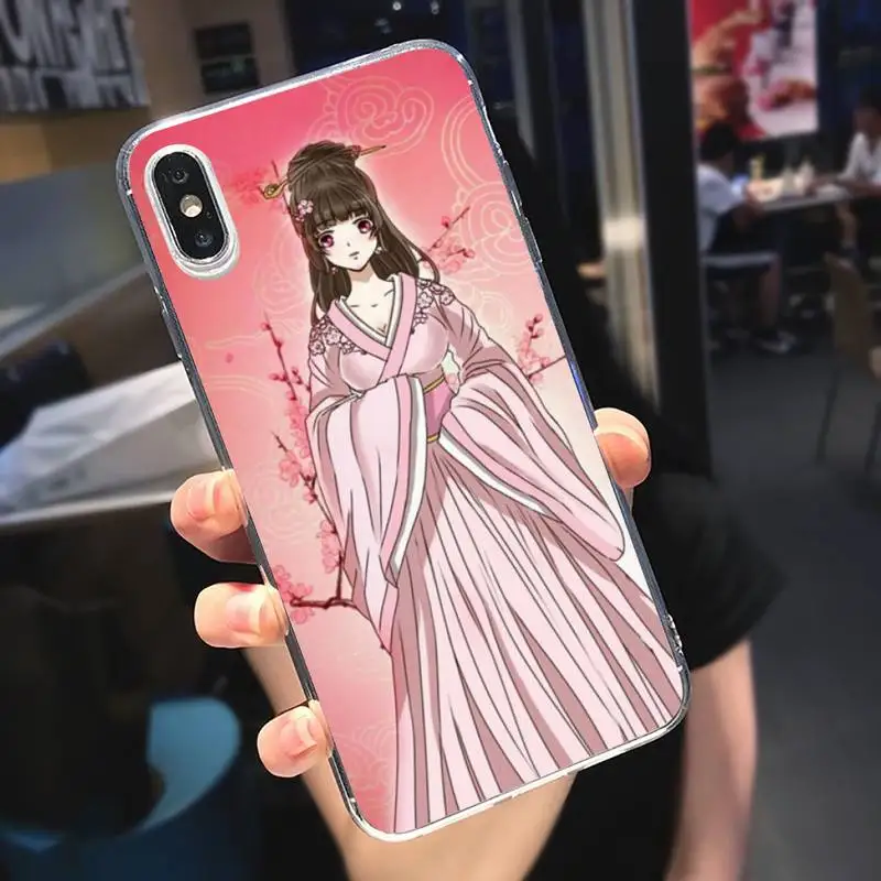 

Psychic Concubine Chinese style anime Phone Case Transparent soft For iphone 5 5s 5c se 6 6s 7 8 11 12 plus mini x xs xr pro max