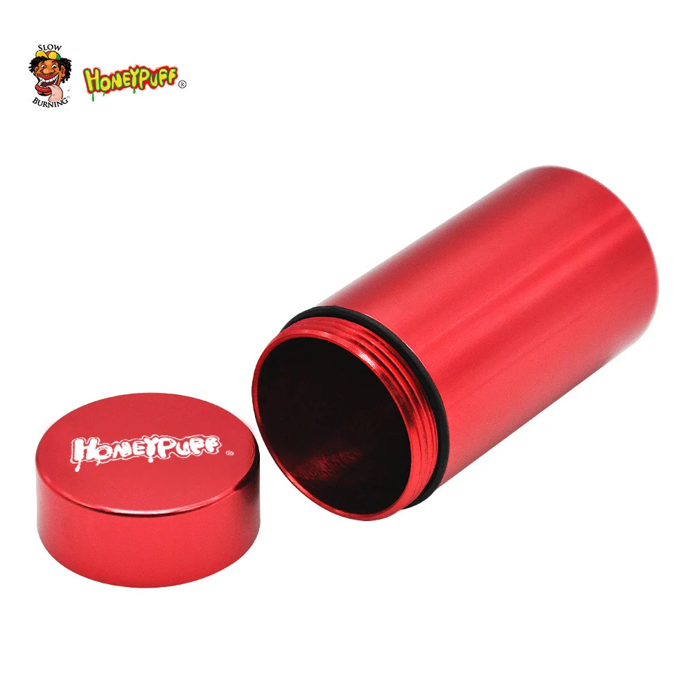 Алюминиевый контейнер HONEYPUFF водонепроницаемый резиновый герметичный для