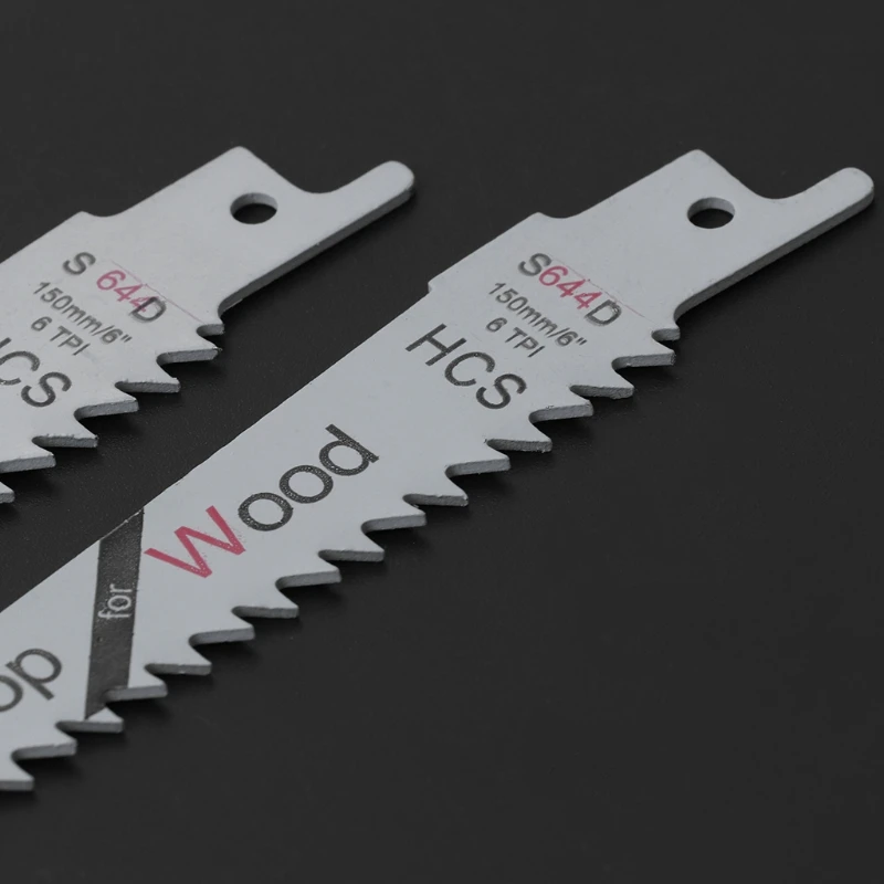 

2Pcs 6" Blades Reciprocating Saw Sharp S644D Extra Pruning For Wood Safety Drop Ship