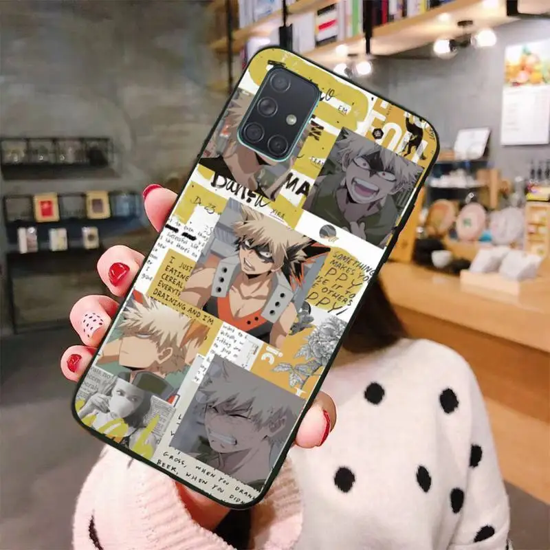 

Anime MY Boku no Hero Academia Phone Case For Samsung Galaxy A21S A01 A11 A31 A81 A10 A20E A30 A40 A50 A70 A80 A71 A51
