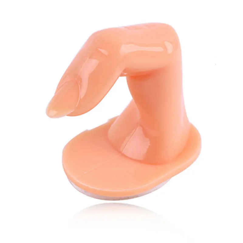 

2/5Pcs Practice Fake Finger Nail Art Model Finger Tools DIY Acrylic UV Gel Manicure Nail Tools for Training Plastic Display Tool