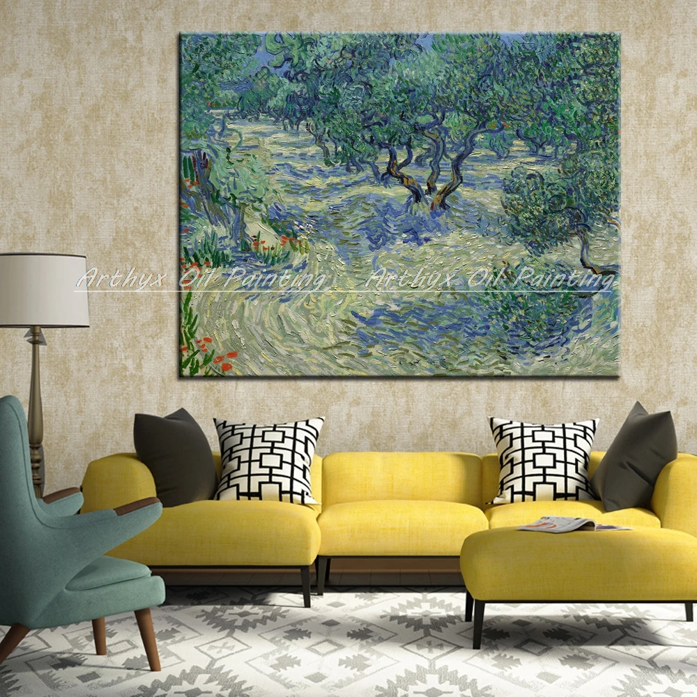 Масляный сад Винсента Ван Гога ручная роспись знаменитая картина маслом на