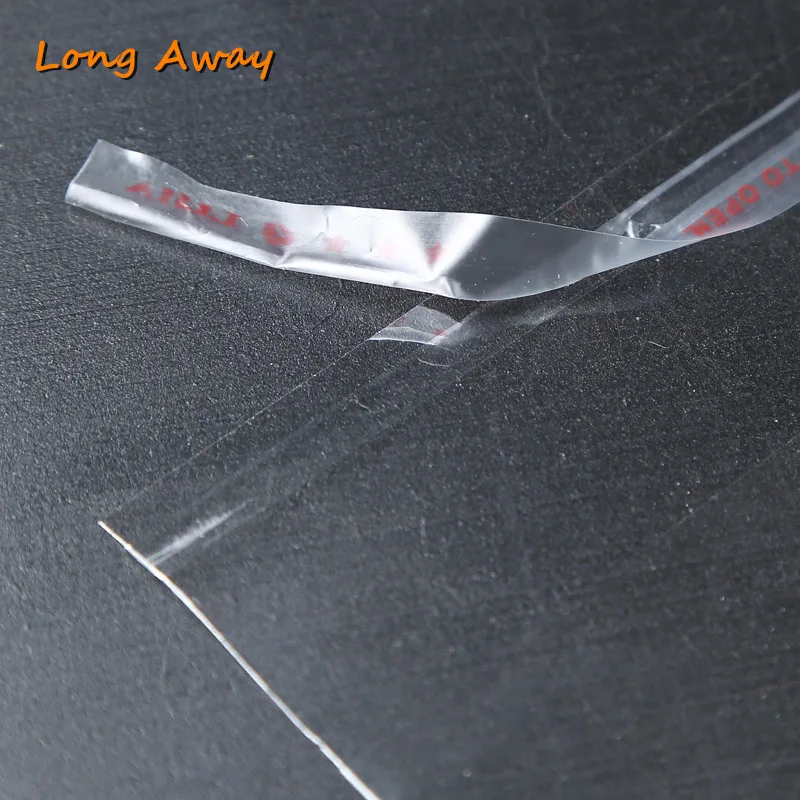 E4 прозрачный из целлофана с застежкой/BOPP/Полиэтиленовые пакеты 11*18 см Прозрачные