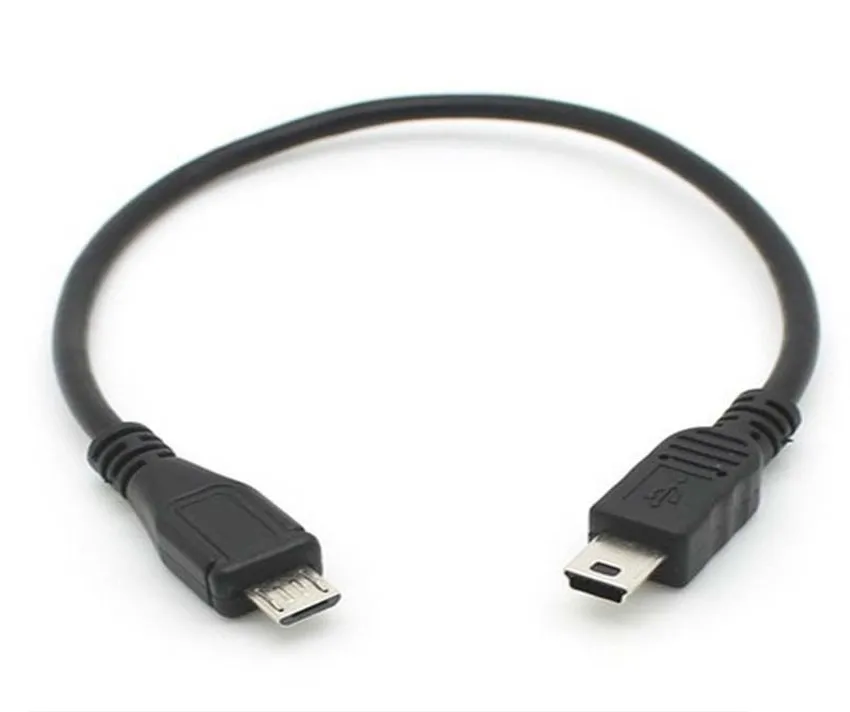 Адаптер хоста OTG 30 см Micro USB Тип B штекер-мини Штекер кабель преобразователя новый