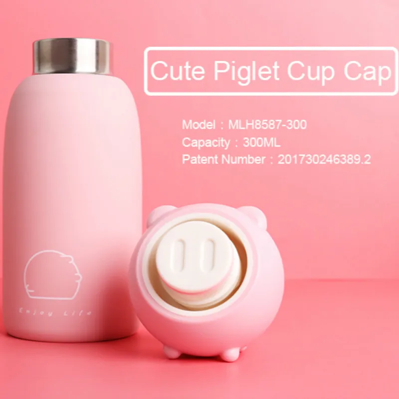 Diller милая посуда для напитков 304 нержавеющая сталь розовое золото термос мужчин