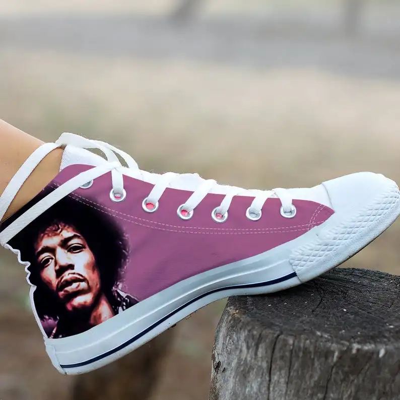 

Jimi Hendrix High Top, Jimi Hendrix High tops, Mens Womens Designer Leisure Sneakers Men Casual Canvas Shoes