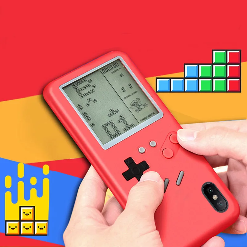 Ретро тетрис Gameboy чехол для телефона Apple iPhone 12 мини 11 Pro Max XR XS X 7 8 6 S + SE 2 Чехлы на