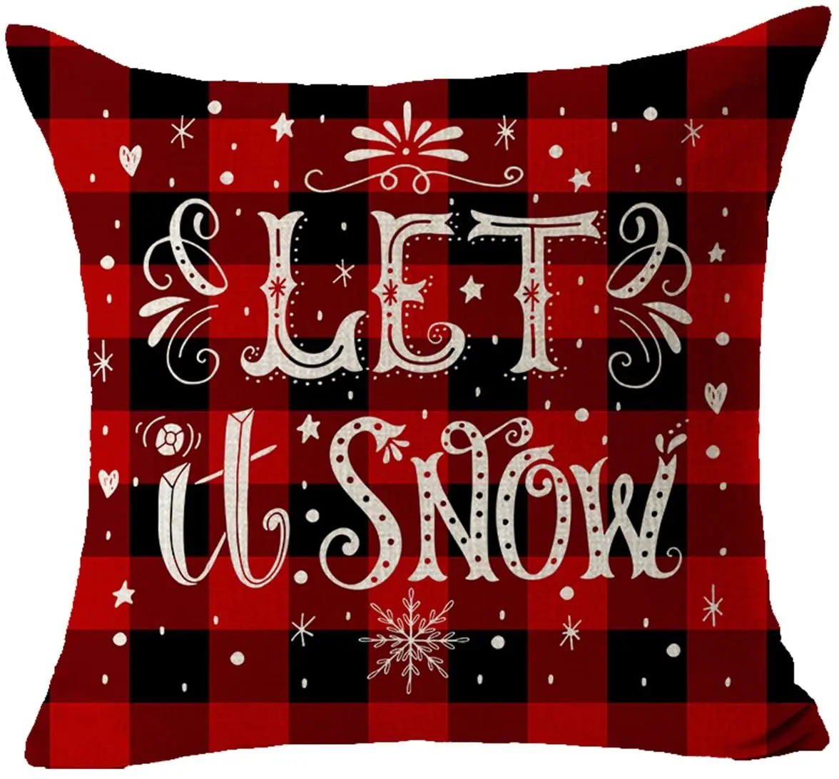

Queen.Y Pillowcase,1Pcs Pillow Cover Throw Pillow Case Cushion Pillow Cover Decorative Pillowcases Christmas Sofa