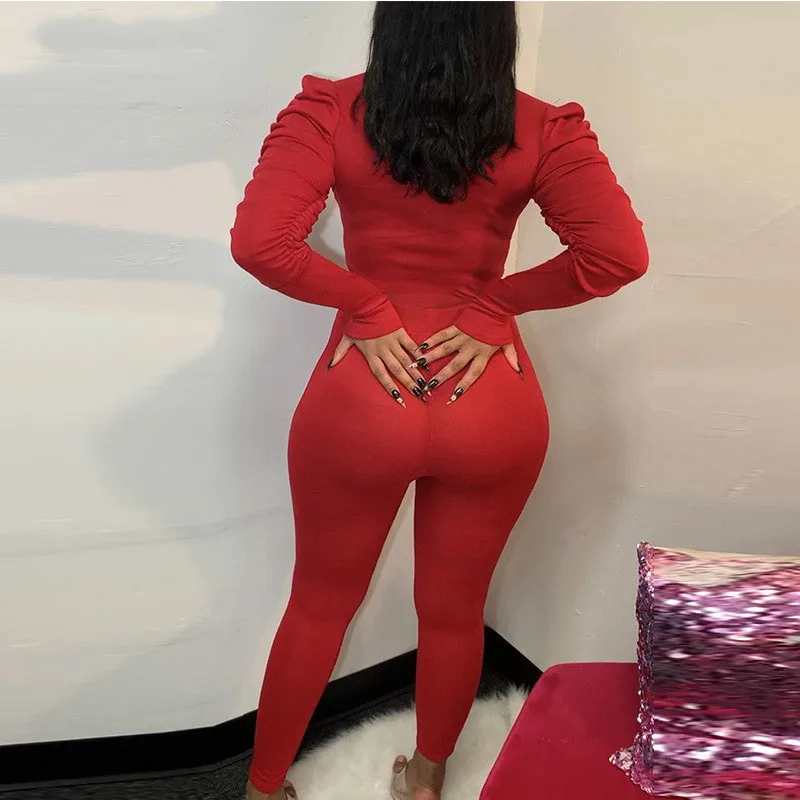 

YICIYA Woman Clothes Casual Two Piece Set Outfit Tracksuit Long Sleeve Pullover Top And Skinny Pants Suit Sexy Slinky Streetwear