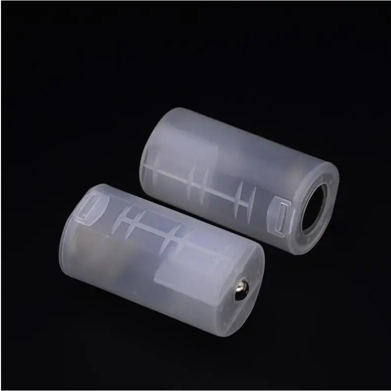 

500pcs/lot AA To D Size Batteries Converter Adaptor Case Combination Cell Battery Box Adaptor Holder Case Converter Switch